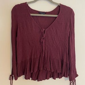 American Eagle Long Sleeve Blouse